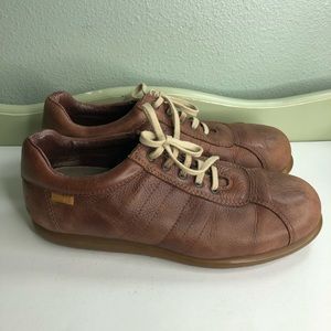 Camper shoes lace up oxfords men size 43 US 10 tan